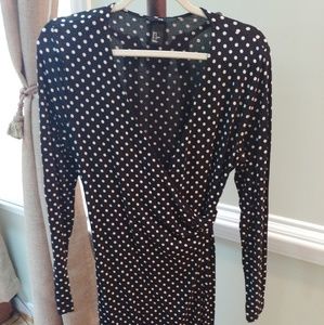 H&m sz S polka dot wrap dress